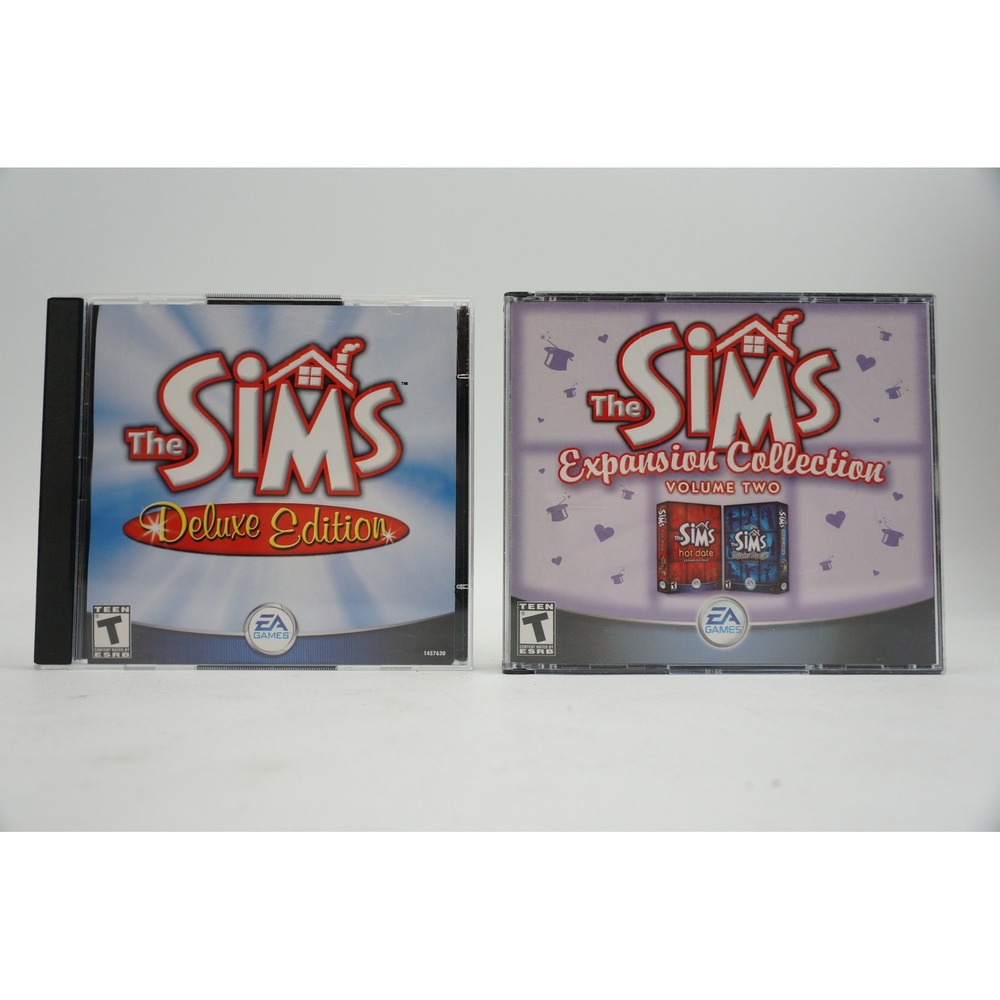 EA Games The Sims Deluxe Edition & Expansion Collection Vol 2 PC Game Good